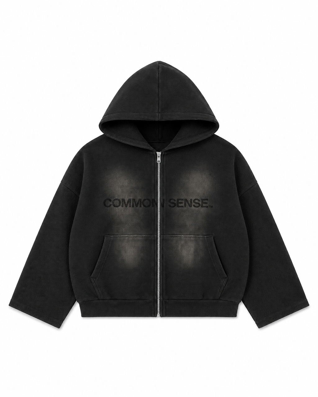 WAFFLE ZIP-UP