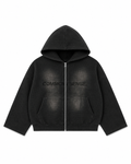 WAFFLE ZIP-UP